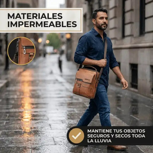 Morral en Cuero Legítimo