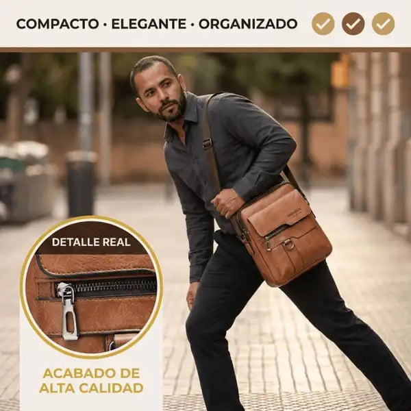 Morral en Cuero Legítimo