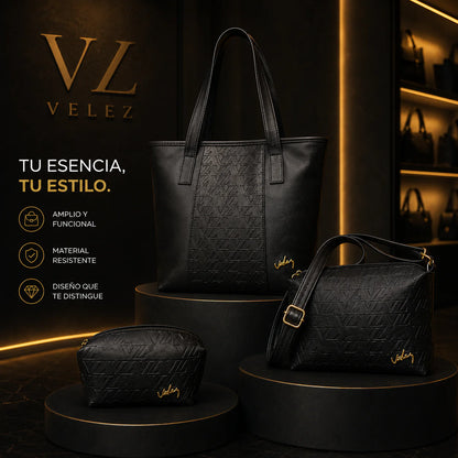 Trio de Carteras Estilo Vlz l Elegancia y espacio para tu día a día