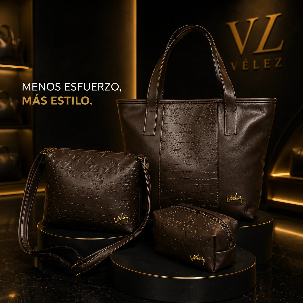 Trio de Carteras Estilo Vlz l Elegancia y espacio para tu día a día